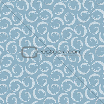 Vector seamless pattern. Abstract background with brush strokes.