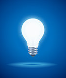 Saving power Shining Electric bulb.