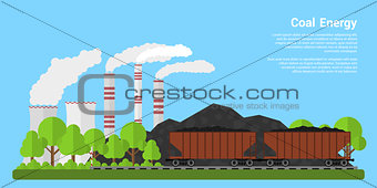 Coal energy banner