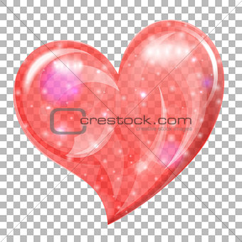 Transparent Valentines Day Heart