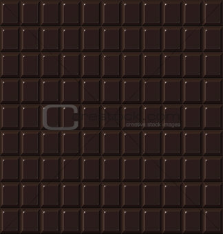Chocolate seamless dark vector handmade, bio food background