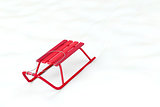 Red sledge