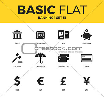 Basic set of Banking icons