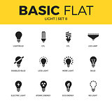 Basic set of light icons