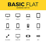 Basic set of Device screen icons