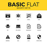 Basic set of Security icons
