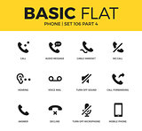 Basic set of phone icons