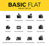 Basic set of Wallet icons