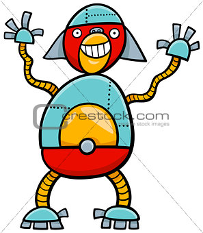 ape robot cartoon character