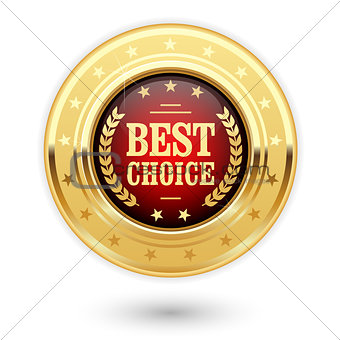Best choice - golden insignia (medal)