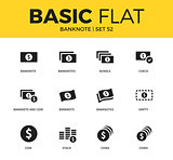 Basic set of Banknote icons