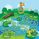 turtle and the gold key - labyrinth game for Children