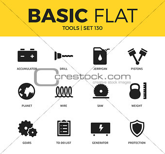 Basic set of Tools icons