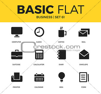 Basic set of Business icons