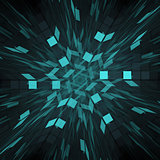 Abstract background. Fractal design. Square pattern.