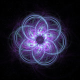 Flower of Life. Abstract background. Fractal design.