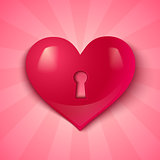 heart with keyhole
