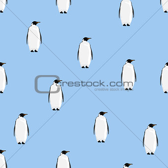 Cute penguin seamless