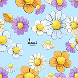 Floral illustration seamless