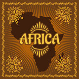 Africa - Ethnic poster. Vector illustration.