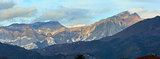 Mountain top panorama, Italy.