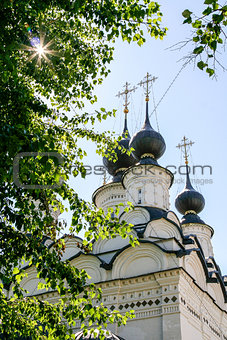 Domes of St. Antipy Church, Russia, Suzdal