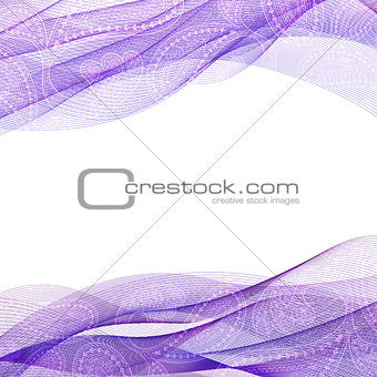 Abstract background, purple transparent waved line brochures, website, flyer design. smoke wave.