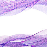 Abstract background, purple transparent waved line brochures, website, flyer design. smoke wave.