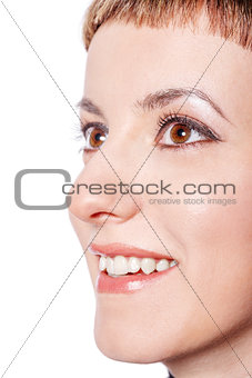 young woman face