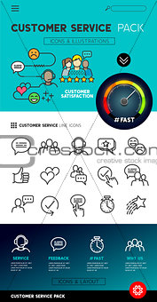 Customer Sevice Design and Icons