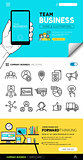 Team Business Concepts and icons
