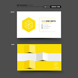clean and minimal business card design