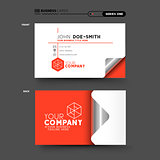 red Business Card