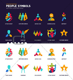 People Symbols Collection