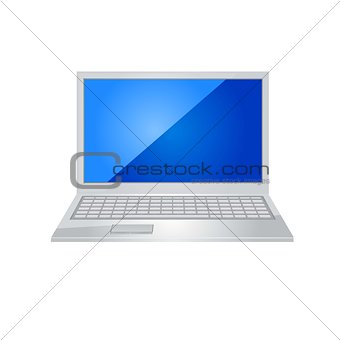 laptop icon vector.