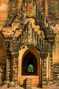architecture details  Bagan Myanmar