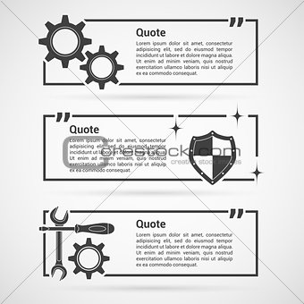 set of quotes templates