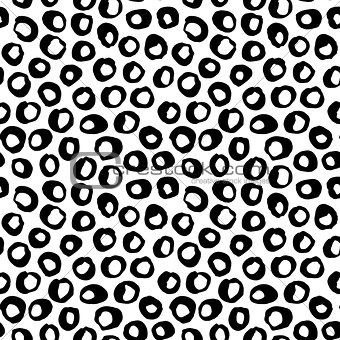 Dot Hand Drawn Seamless Pattern