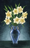 Vase with Narcissus Flowers