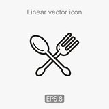 Icon spoons and forks