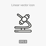 Linear microscope icon