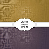 Set of Abstract Halftone Backgrounds.