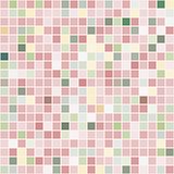 Bright mosaic seamless pattern background square tiles