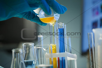 Photography of laboratory chemical tests