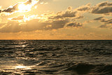 Beautiful sunrise on the Black Sea