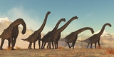 Brachiosaurus Dinosaur Herd