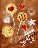 Poster sweets craft