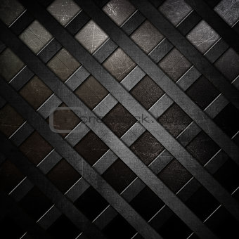 Abstract lattice metallic background