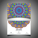 Colourful business card 
