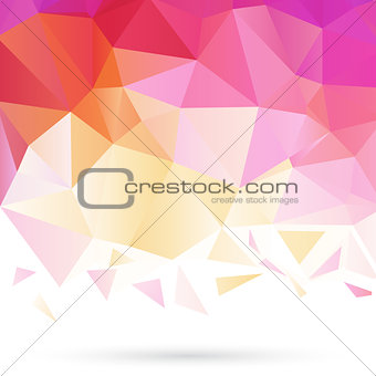 Low poly abstract background